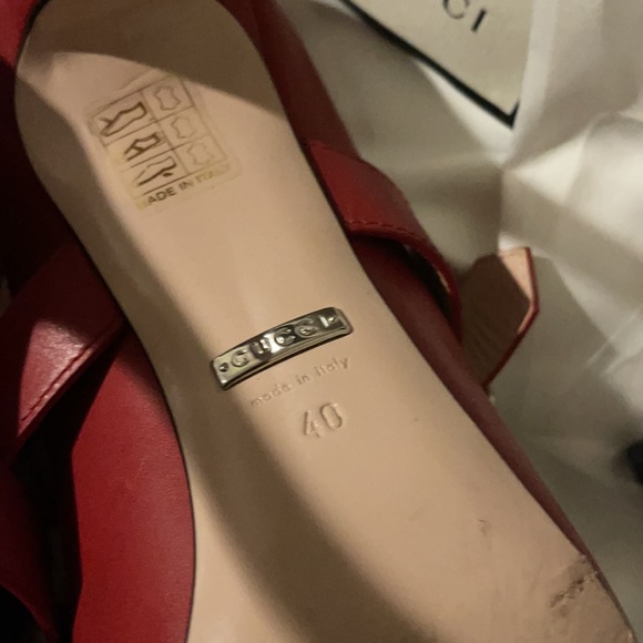 Authentic Red Gucci Dionysus pumps slightly worn - Picture 16 of 16